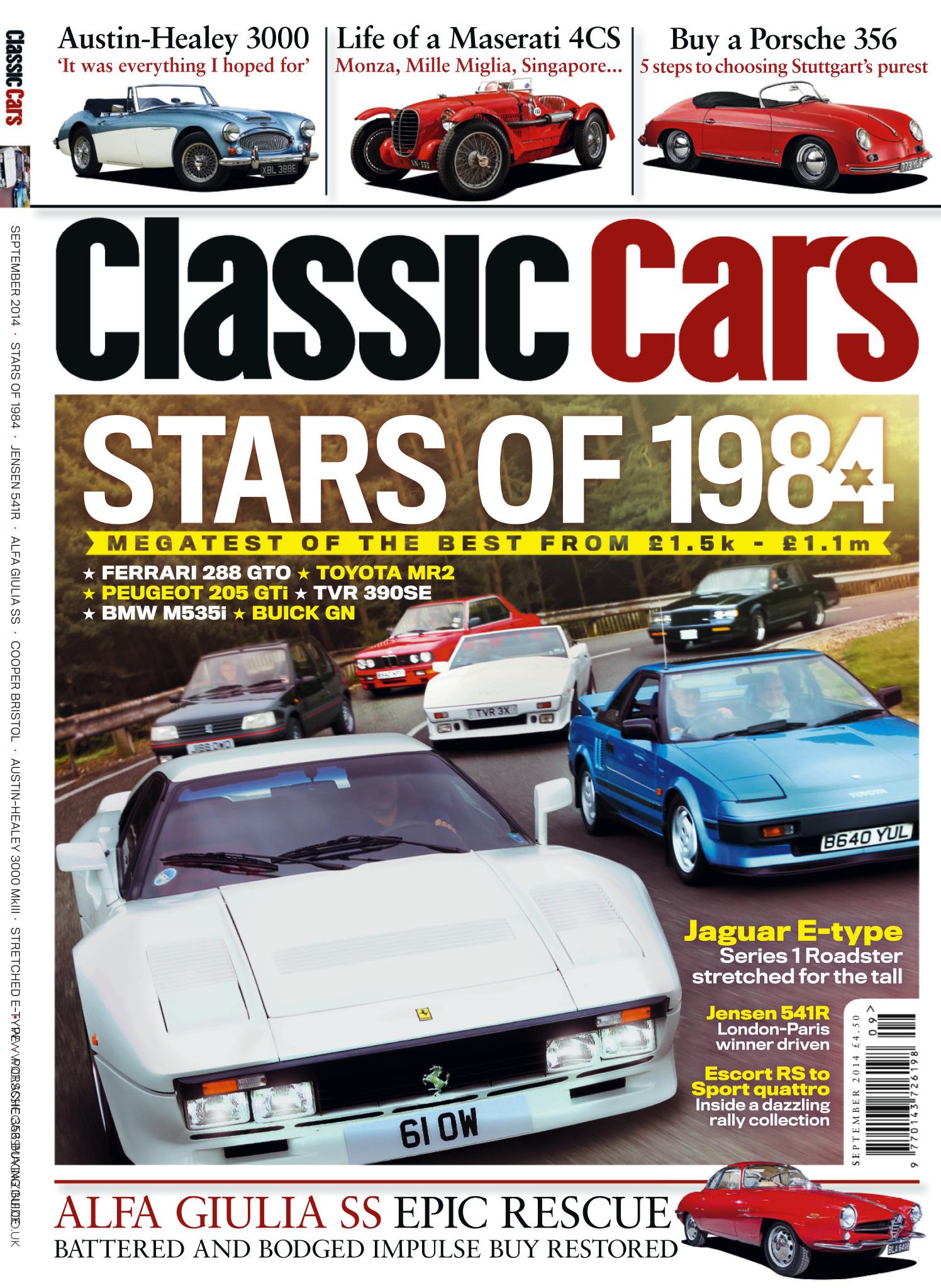 Журнал Classic Cars, september 2014